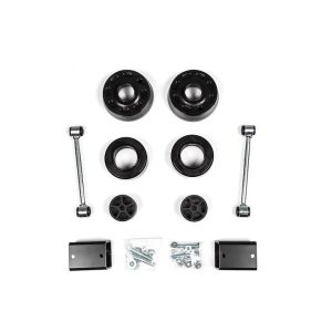Zone Offroad Lift Kit Suspension, Fox, 2 Inch Front Lift, 2 Inch Rear Lift, Without Shock Absorbers IN Kit, Black Components – ZONJ30