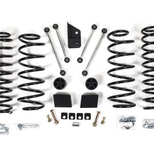 Zone Offroad Lift Kit Suspension, 3 Inch Front Lift, 3 Inch Rear Lift, Without Shock Absorbers IN Kit, Black Components – ZONJ31