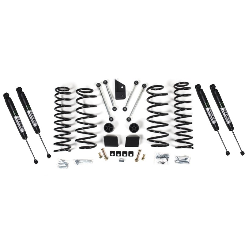 Zone Offroad Lift Kit Suspension, 3 Inch Front Lift, 3 Inch Rear Lift, With Front and Rear Fox Shock Absorbers IN Kit – ZONJ31F