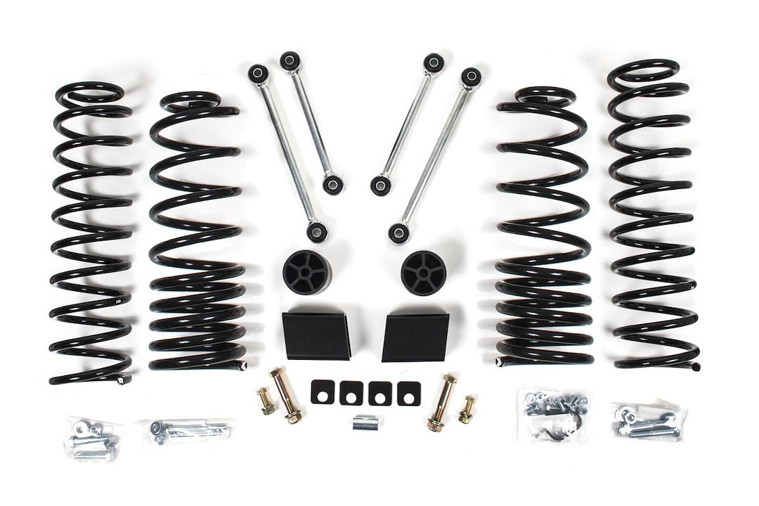 Zone Offroad Lift Kit Suspension, 3 Inch Front Lift, 3 Inch Rear Lift, Without Shock Absorbers IN Kit – Shock Change Necessary – ZONJ34
