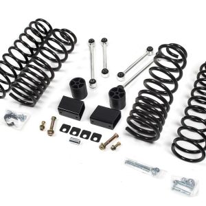 Zone Offroad Lift Kit Suspension, 3 Inch Front Lift, 3 Inch Rear Lift, Without Shock Absorbers IN Kit – Shock Change Necessary – ZONJ34