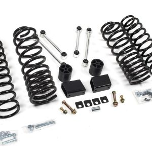 Zone Offroad Lift Kit Suspension, 3 Inch Front Lift, 3 Inch Rear Lift, Without Shock Absorbers IN Kit – Shock Change Necessary – ZONJ34