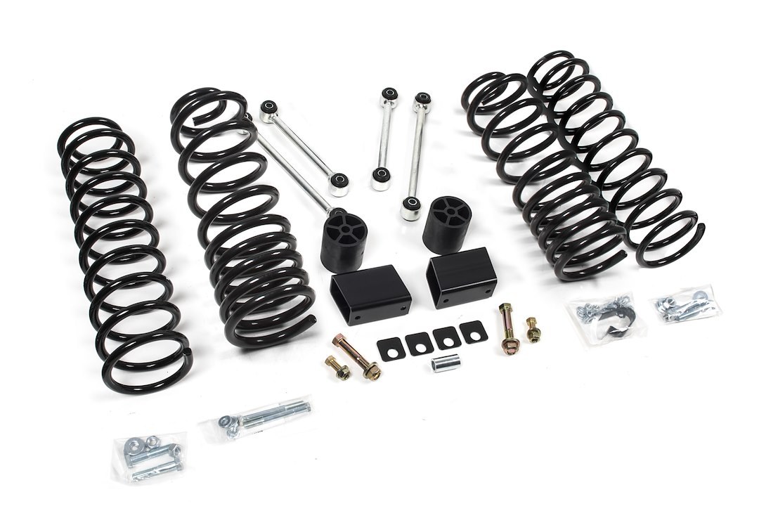 Zone Offroad Lift Kit Suspension, 3 Inch Front Lift, 3 Inch Rear Lift, Without Shock Absorbers IN Kit – Shock Change Necessary – ZONJ34