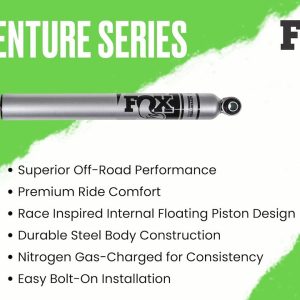 Zone Offroad Lift Kit Suspension, Fox 2.0 Series, 3 Inch Front Lift, 3 Inch Rear Lift, With Front and Rear Fox Shock Absorbers IN Kit – ZONJ34F