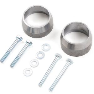 Zone Offroad Exhaust Crossover Pipe Spacer, For Use with Lifted Suspension, Set of 2 with Hardware – ZONJ5305
