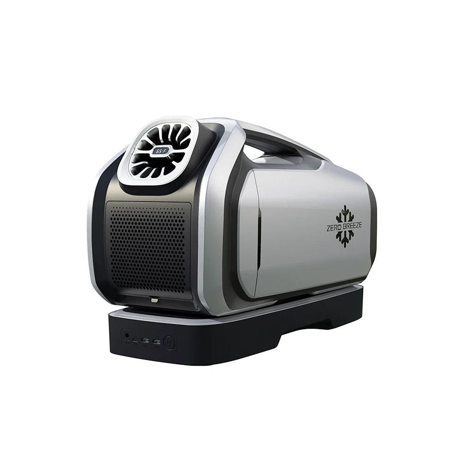 Zero Breeze Air Conditioner, Mark 2, Portable, 2300 Btu, Non Ducted, Silver/ Black, 24 Volt DC – Z20P