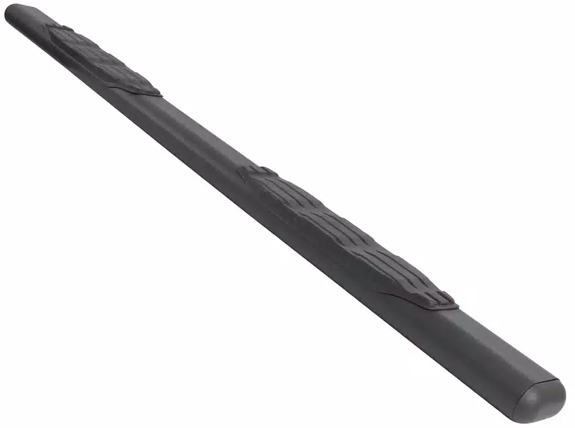 Big Country Truck Accessories Nerf Bar, Fusion, With Step Pads, 5 Inch Oval Straight, Textured Powder Coat, Black, Steel – 105123870