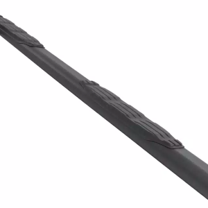Big Country Truck Accessories Nerf Bar, Fusion, With Step Pads, 5 Inch Oval Straight, Textured Powder Coat, Black, Steel – 105169870