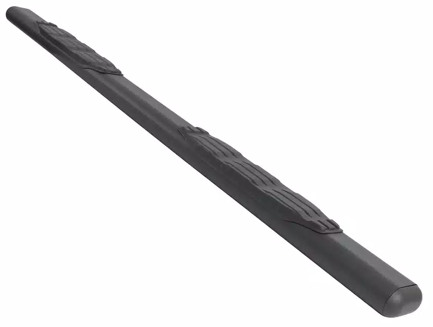 Big Country Truck Accessories Nerf Bar, Fusion, With Step Pads, 5 Inch Oval Straight, Textured Powder Coat, Black, Steel – 105169870