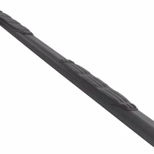 Big Country Truck Accessories Nerf Bar, Fusion, With Step Pads, 5 Inch Oval Straight, Textured Powder Coat, Black, Steel – 105201800
