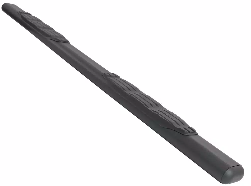 Big Country Truck Accessories Nerf Bar, Fusion, With Step Pads, 5 Inch Oval Straight, Textured Powder Coat, Black, Steel – 105205800