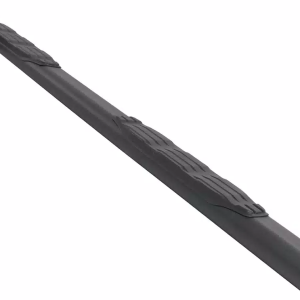 Big Country Truck Accessories Nerf Bar, Fusion, With Step Pads, 5 Inch Oval Straight, Textured Powder Coat, Black, Steel – 105269870
