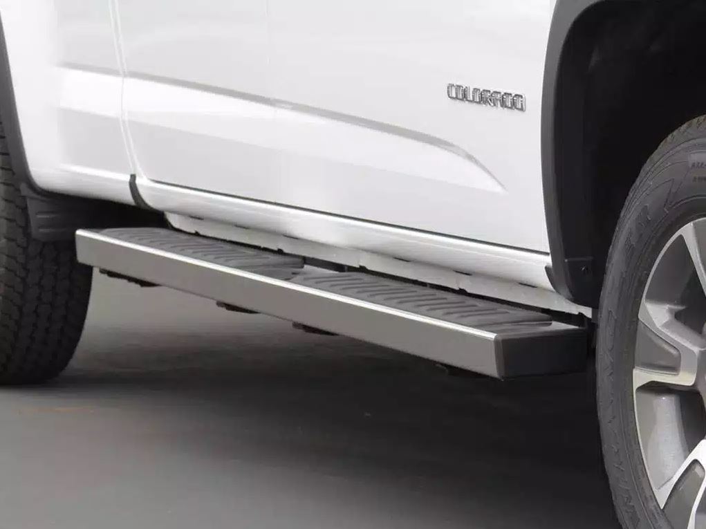 Big Country Truck Accessories Running Board, Widesider Platinum II, Polished, Stainless Steel, Unlighted, Rocker Panel Mount – 3962269876