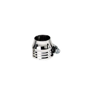 Billet Spec Hose End Fitting, 3/8 Inch Braided Line, Polished, Aluminum, Single – 67325