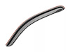 Black Horse Off Road Rainguard, Aerodynamic Design, Tape-On, Smoke, Acrylic – 14-94501