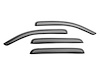 Black Horse Off Road Rainguard, Aerodynamic Design, Tape-On, Smoke, Acrylic – 14-94501