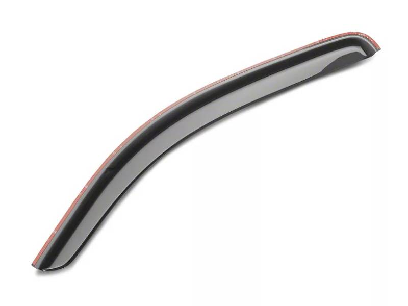 Black Horse Off Road Rainguard, Aerodynamic Design, IN-Channel, Smoke, Acrylic – 1494805IN
