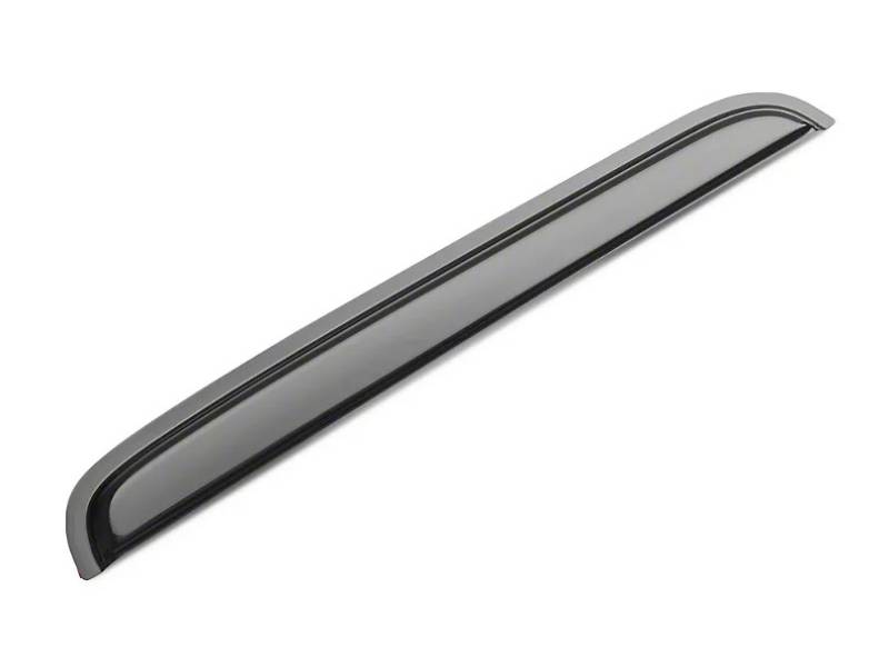 Black Horse Off Road Rainguard, Aerodynamic Design, IN-Channel, Smoke, Acrylic – 1494805IN