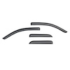 Black Horse Off Road Rainguard, Aerodynamic Design, Tape-On, Smoke, Acrylic – 14-CHSLDC-14