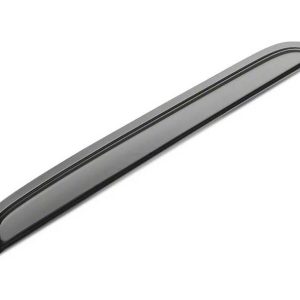 Black Horse Off Road Rainguard, Aerodynamic Design, Tape-On, Smoke, Acrylic – 14SUB27