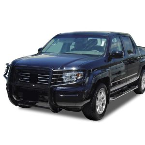 Black Horse Off Road Grille Guard, Powder Coated, Cold Rolled Steel, 1-1/2 Inch Diameter, Without Brush Guard, Without Skid Plate – 17A152500A1MA