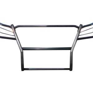 Black Horse Off Road Grille Guard, Powder Coated, Steel, Modular, 1-1/2 Inch Diameter, With Brush Guard, Without Skid Plate – 17D503MA