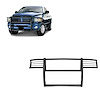 Black Horse Off Road Grille Guard, 3-Piece Modular, Powder Coated, Steel, 1-1/2 Inch Diameter, With Brush Guard, Without Skid Plate – 17DG105MA