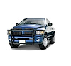 Black Horse Off Road Grille Guard, 3-Piece Modular, Powder Coated, Steel, 1-1/2 Inch Diameter, With Brush Guard, Without Skid Plate – 17DG105MA