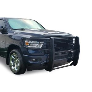 Black Horse Off Road Grille Guard, 3-Piece Modular, Powder Coated, Cold Rolled Steel, 1-1/2 Inch Diameter, Without Brush Guard – 17DG111MA
