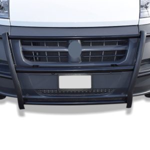 Black Horse Off Road Grille Guard, Spartan™, 3-Piece Modular, Powder Coated, Steel, With Brush Guard, Without Skid Plate – 17DOPRMA
