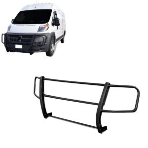 Black Horse Off Road Grille Guard, Spartan™, 3-Piece Modular, Powder Coated, Steel, With Brush Guard, Without Skid Plate – 17DOPRMA