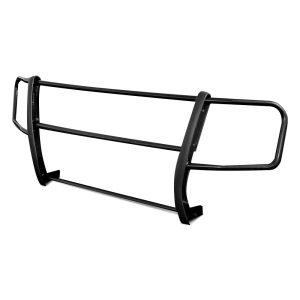 Black Horse Off Road Grille Guard, Spartan™, 3-Piece Modular, Powder Coated, Steel, With Brush Guard, Without Skid Plate – 17DOPRMA