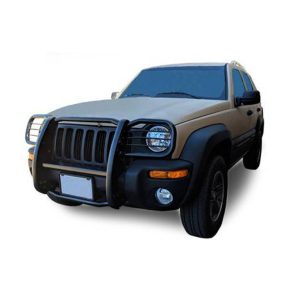 Black Horse Off Road Grille Guard, Powder Coated, Steel, Modular, 1-1/2 Inch Diameter, With Brush Guard, Without Skid Plate – 17EH26MA