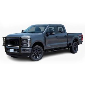 Black Horse Off Road Grille Guard, 3-Piece Modular, Powder Coated, Cold Rolled Steel, 1-1/2 Inch Diameter, Without Brush Guard – 17FB29MA