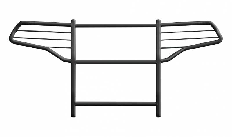 Black Horse Off Road Grille Guard, Powder Coated, Cold Rolled Steel, 1-1/2 Inch Diameter, With Brush Guard, Without Skid Plate – 17FJ31MA