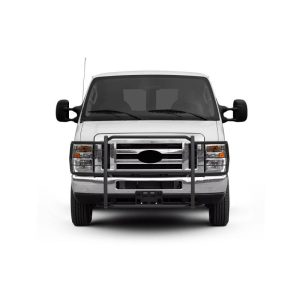 Black Horse Off Road Grille Guard, 3-Piece Modular, Powder Coated, Steel, 1-1/2 Inch Diameter, With Brush Guard, Without Skid Plate – 17FO35MA