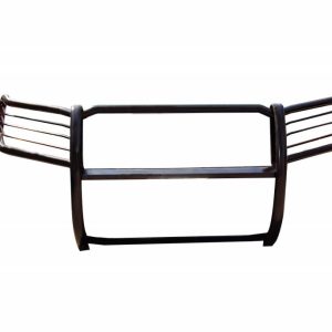 Black Horse Off Road Grille Guard, Powder Coated, Cold Rolled Steel, 1-1/2 Inch Diameter, Without Brush Guard, Without Skid Plate – 17FP28MA