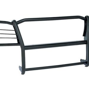 Black Horse Off Road Grille Guard, Powder Coated, Cold Rolled Steel, 1-1/2 Inch Diameter, Without Brush Guard, Without Skid Plate – 17GS12MA