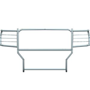 Black Horse Off Road Grille Guard, 3-Piece Modular, Powder Coated, Steel, 1-1/2 Inch Diameter, With Brush Guard, Without Skid Plate – 17GS15MA