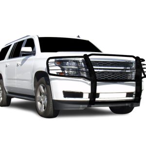 Black Horse Off Road Grille Guard, Powder Coated, Cold Rolled Steel, 1-1/2 Inch Diameter, Without Brush Guard, Without Skid Plate – 17GT20MA