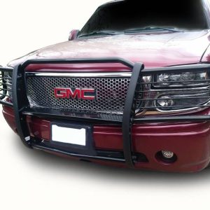 Black Horse Off Road Grille Guard, Powder Coated, Steel, With Brush Guard, Without Skid Plate – 17GT23MA