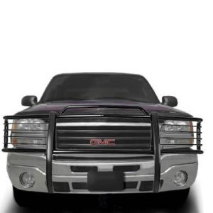 Black Horse Off Road Grille Guard, Powder Coated, Steel, With Brush Guard, Without Skid Plate – 17GT23MA