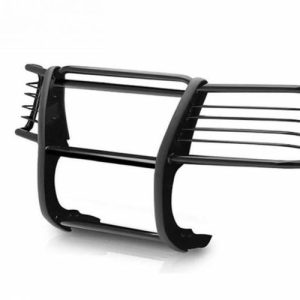 Black Horse Off Road Grille Guard, Powder Coated, Steel, With Brush Guard, Without Skid Plate – 17GT23MA