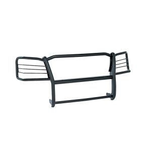 Black Horse Off Road Grille Guard, Semi-Gloss Powder Coat, Steel, With Brush Guard, Without Skid Plate, Without Step Plate – 17GT25MA