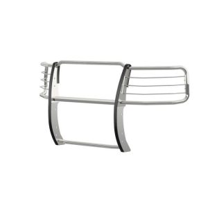 Black Horse Off Road Grille Guard, Polished, Stainless Steel, Modular, 1-1/2 Inch Diameter, With Brush Guard, Without Skid Plate – 17GT27MSS