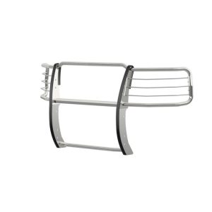 Black Horse Off Road Grille Guard, Polished, Stainless Steel, Modular, 1-1/2 Inch Diameter, With Brush Guard, Without Skid Plate – 17GT27MSS