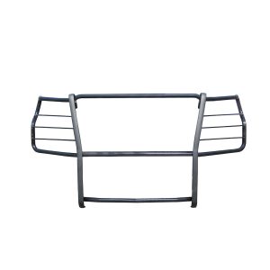 Black Horse Off Road Grille Guard, 3-Piece Modular, Semi-Gloss Powder Coat, Steel, 1.5 Inch Bar Diameter, With Brush Guard – 17GT30MA