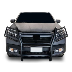 Black Horse Off Road Grille Guard, Powder Coated, Cold Rolled Steel, 1-1/2 Inch Diameter, Without Brush Guard, Without Skid Plate – 17H01MA