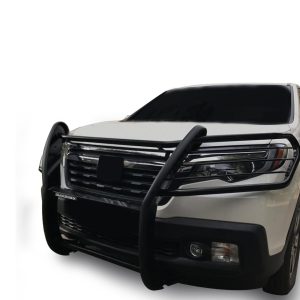 Black Horse Off Road Grille Guard, Powder Coated, Cold Rolled Steel, 1-1/2 Inch Diameter, Without Brush Guard, Without Skid Plate – 17H01MA