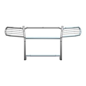 Black Horse Off Road Grille Guard, 3-Piece Modular, Powder Coated, Cold Rolled Steel, 1-1/2 Inch Diameter, With Brush Guard – 17JGL21MA